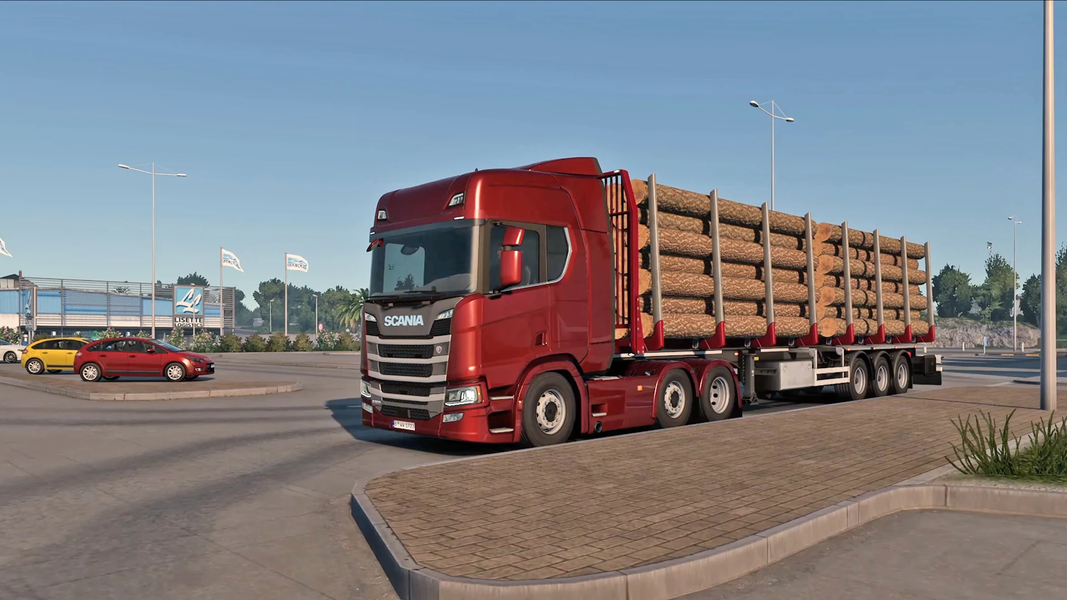 Ultimate Euro Truck Drive 2025 - Gameplay image of android game
