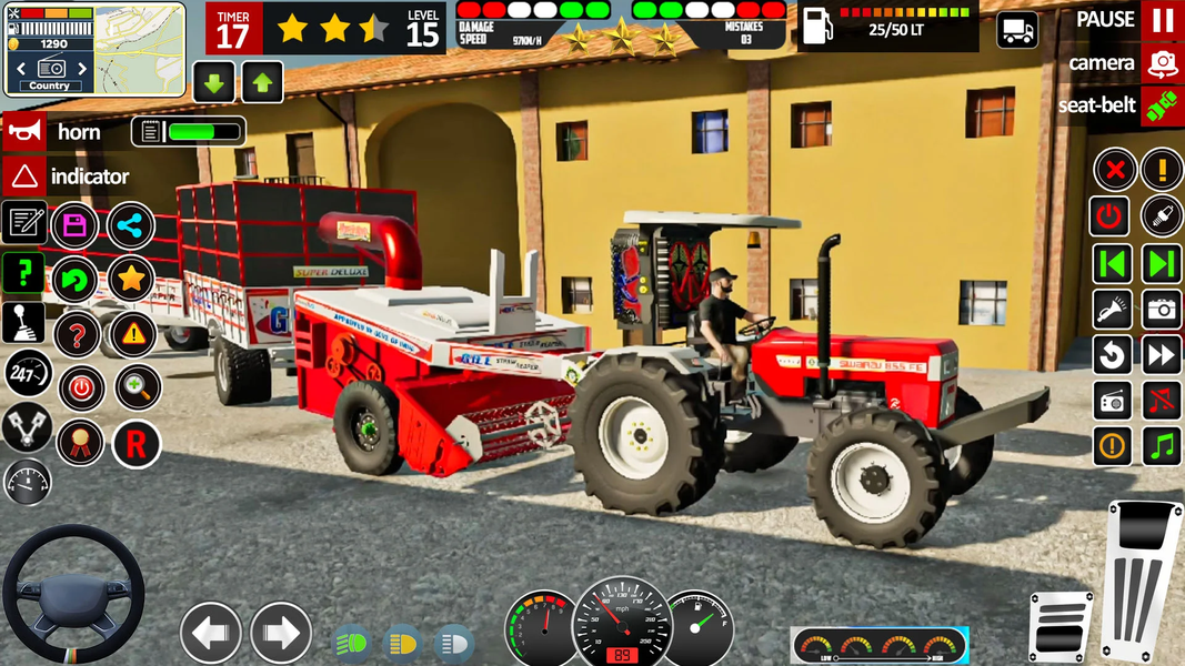 US Tractor Farming: Tractor 3D - Gameplay image of android game