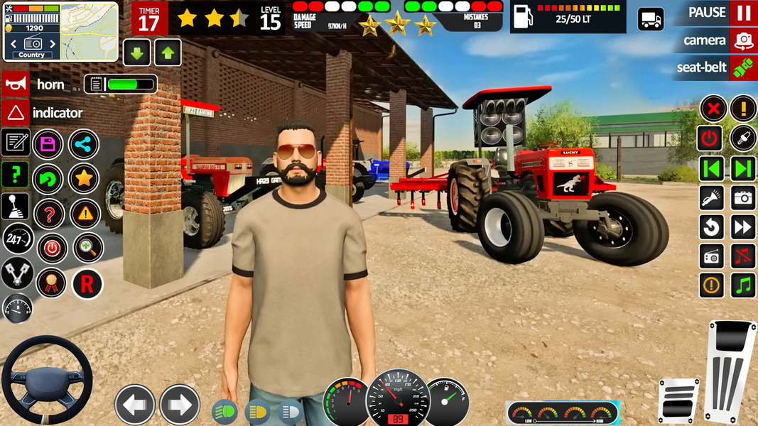 US Tractor Farming: Tractor 3D - Gameplay image of android game