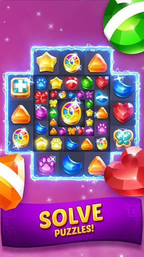 Genies & Gems - Match 3 Game - Gameplay image of android game