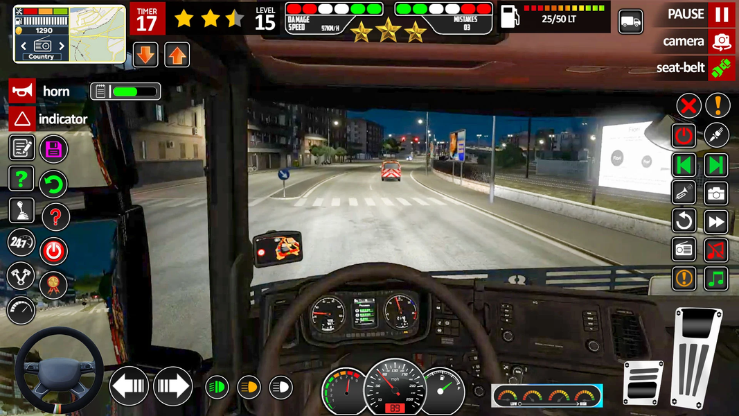 Truck Game Cargo Transport Sim - Gameplay image of android game