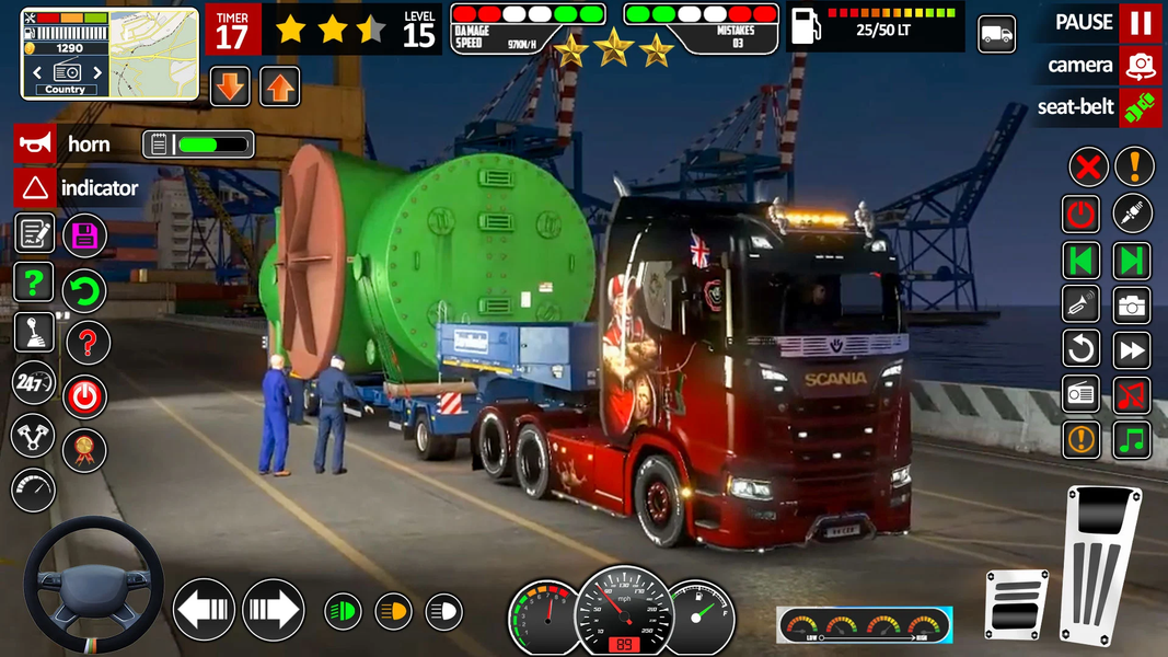 Truck Game Cargo Transport Sim - Gameplay image of android game