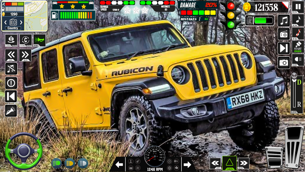 SUV 4x4 Jeep Offroad Driving - عکس بازی موبایلی اندروید