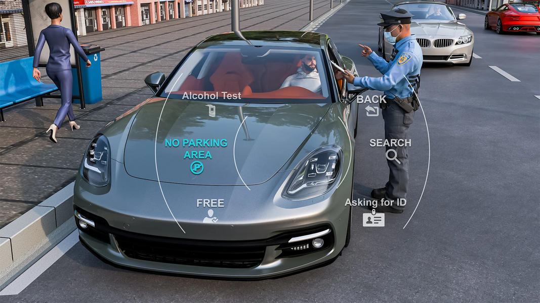 Patrol Cop Simulator Games 3D - Gameplay image of android game