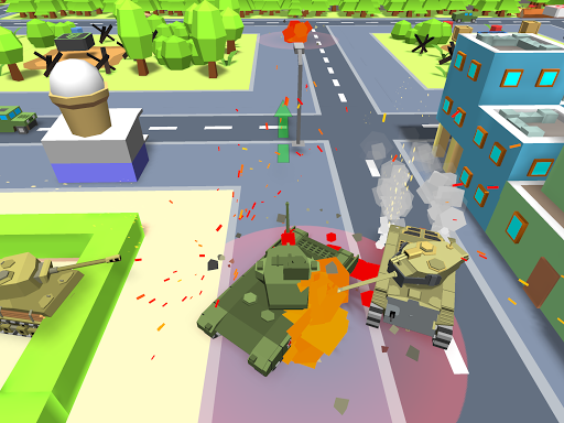 World Of Cartoon Tanks - Gameplay image of android game