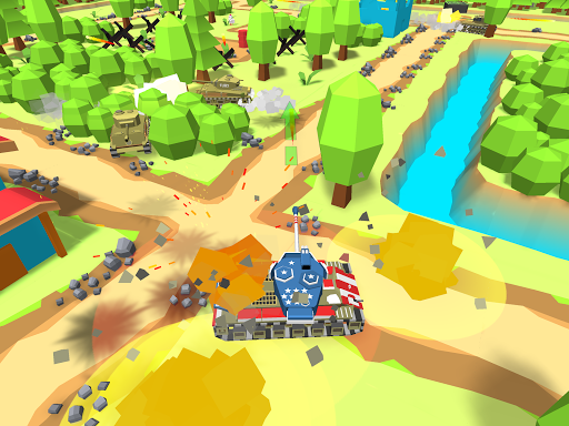 World Of Cartoon Tanks - Gameplay image of android game