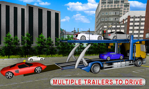 Truck Car Transport Trailer - Gameplay image of android game