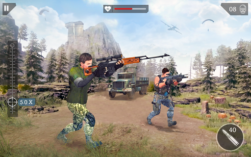 Mountain Sniper FPS Mission - Gameplay image of android game