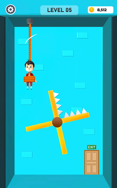 Rescue Boy Rope Cutting Game - عکس بازی موبایلی اندروید