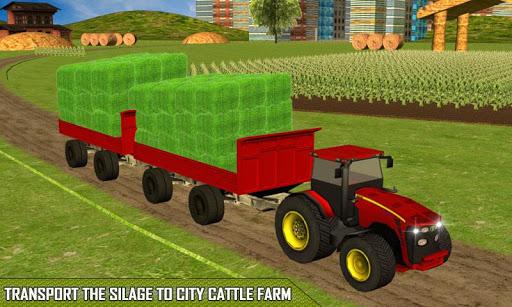 Silage Transporter Farmer Sim - Gameplay image of android game