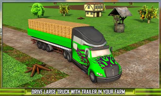 Farm Truck Silage Transporter - Gameplay image of android game