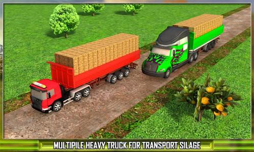Farm Truck Silage Transporter - Gameplay image of android game