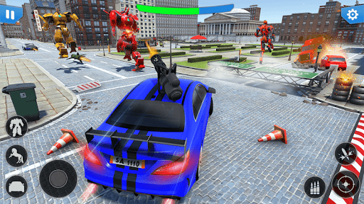 Robot Car Transformation Games - Gameplay image of android game