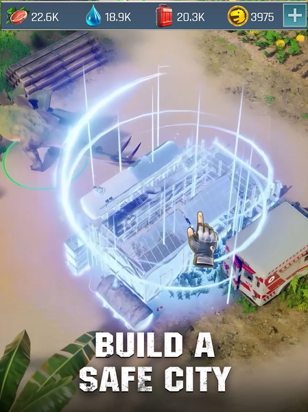 Dino War: Survival - Gameplay image of android game