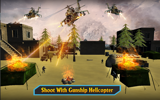 Gunship Helicopter Air War Strike - عکس بازی موبایلی اندروید