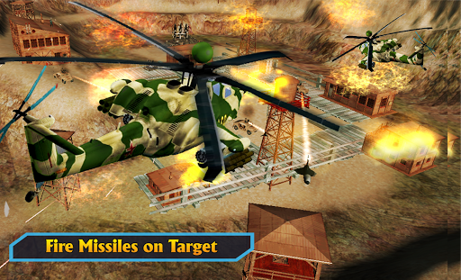 Gunship Helicopter Air War Strike - عکس بازی موبایلی اندروید