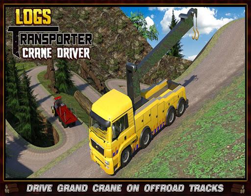 Log Transporter Crane Driver - عکس بازی موبایلی اندروید