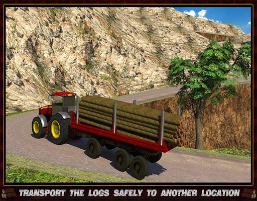 Log Transporter Crane Driver - Gameplay image of android game