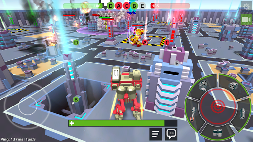 Pixel Robots Battleground - Gameplay image of android game
