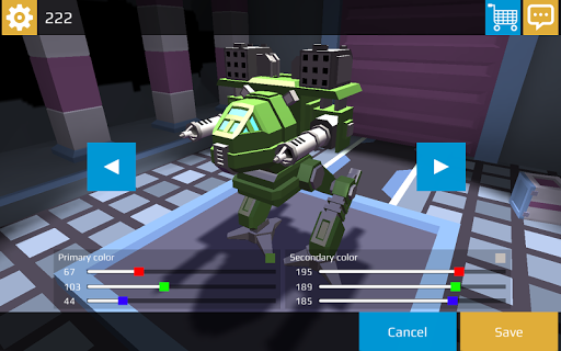 Pixel Robots Battleground - عکس بازی موبایلی اندروید