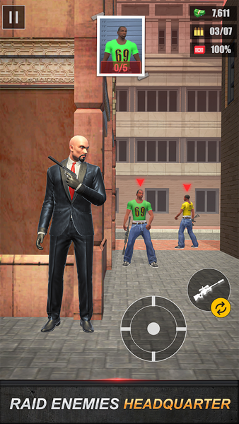 Agent Shooter - Shooting Game - Gameplay image of android game