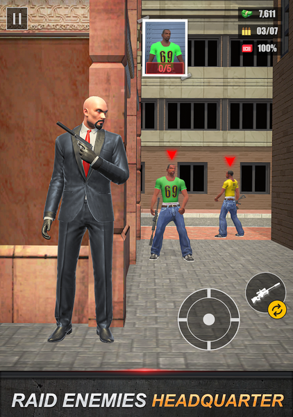 Agent Shooter - Shooting Game - Gameplay image of android game