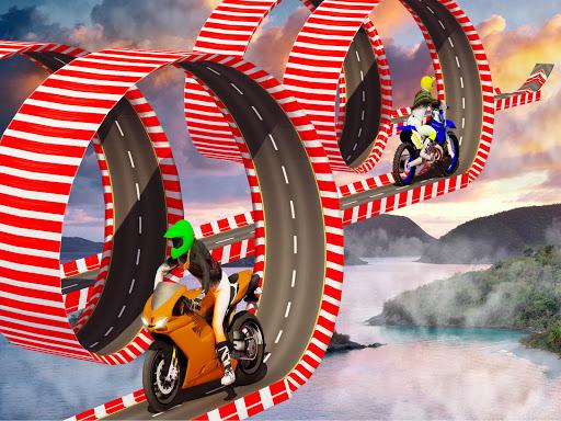 Stunt Bike Race Moto Drive 3D - Gameplay image of android game