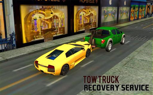 Tow Truck Car Transporter Sim - Gameplay image of android game