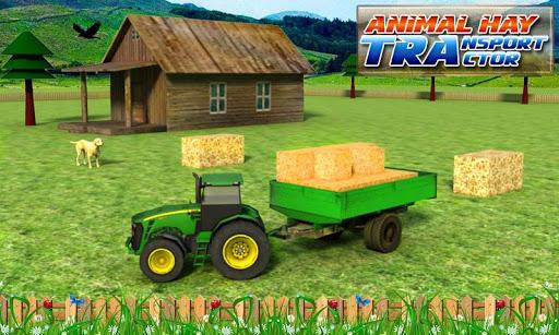 Animal & Hay Transport Tractor - Gameplay image of android game