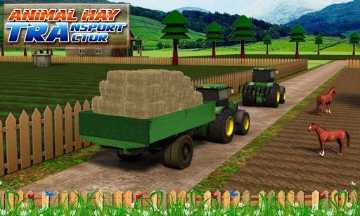 Animal & Hay Transport Tractor - Gameplay image of android game