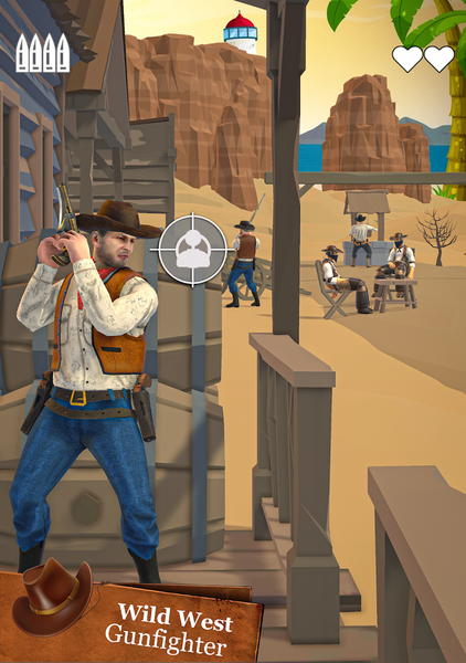 West Shooting Cowboy Games - Gameplay image of android game