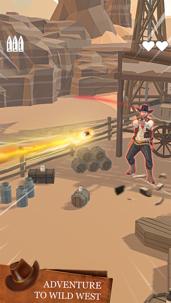 West Shooting Cowboy Games - Gameplay image of android game
