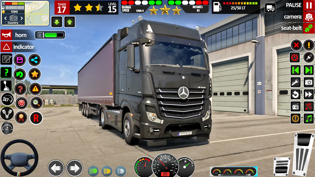 Industrial Cargo Truck Games - Gameplay image of android game