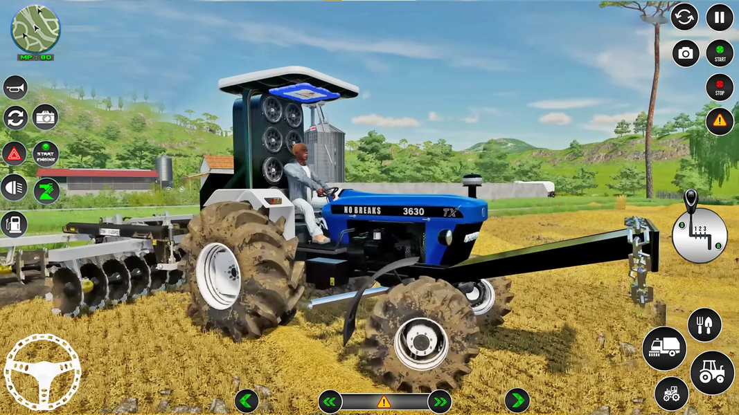 US Farming Tractor Games ۳d - عکس بازی موبایلی اندروید