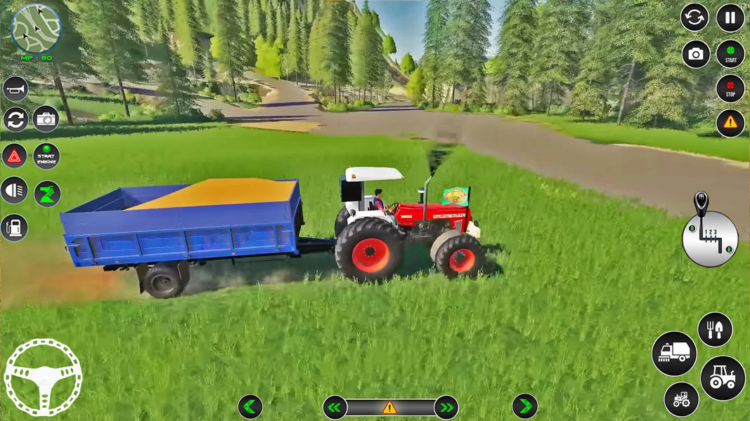 US Farming Tractor Games ۳d - عکس بازی موبایلی اندروید