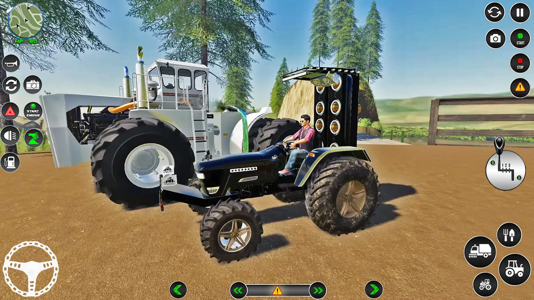 US Farming Tractor Games 3d - Gameplay image of android game