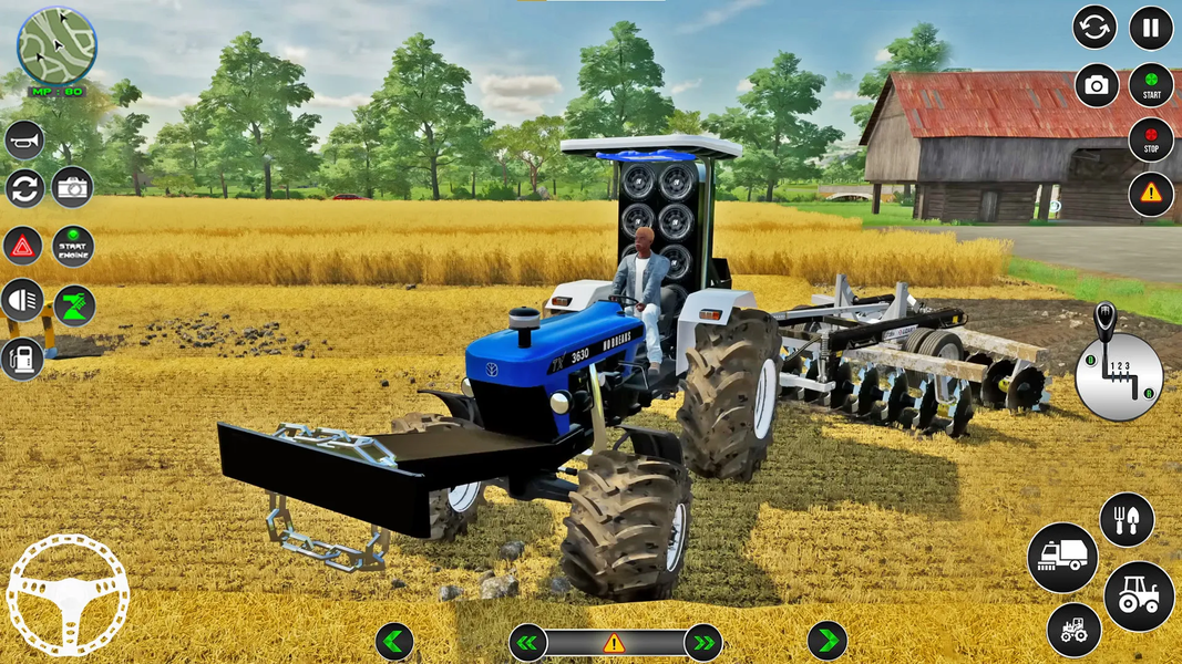 US Farming Tractor Games 3d - Gameplay image of android game