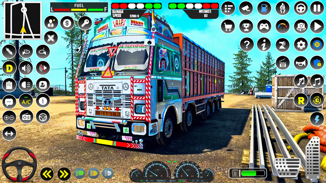 Indian Truck Driver Simulator - Gameplay image of android game