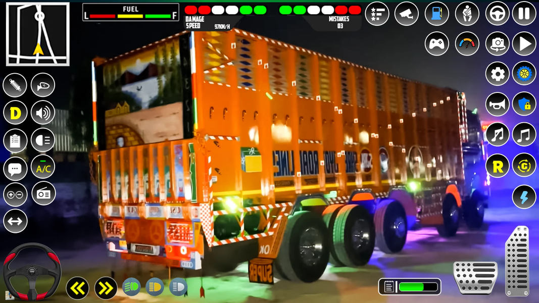 Indian Truck Driver Simulator - Gameplay image of android game