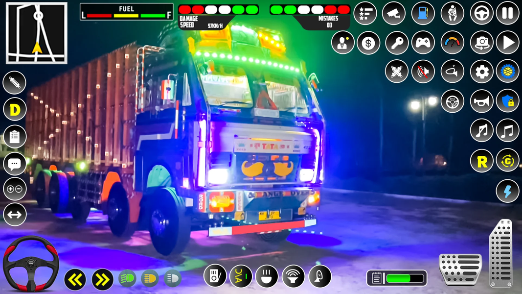 Indian Truck Driver Simulator - Gameplay image of android game