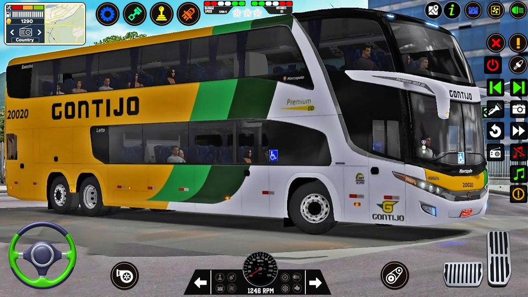 US Coach Bus Simulator Game 3d - Image screenshot of android app