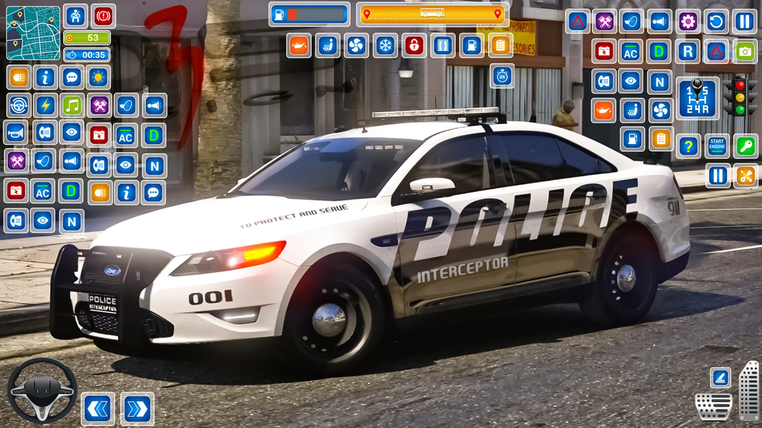 Police Car Game Car Parking 3D - Gameplay image of android game