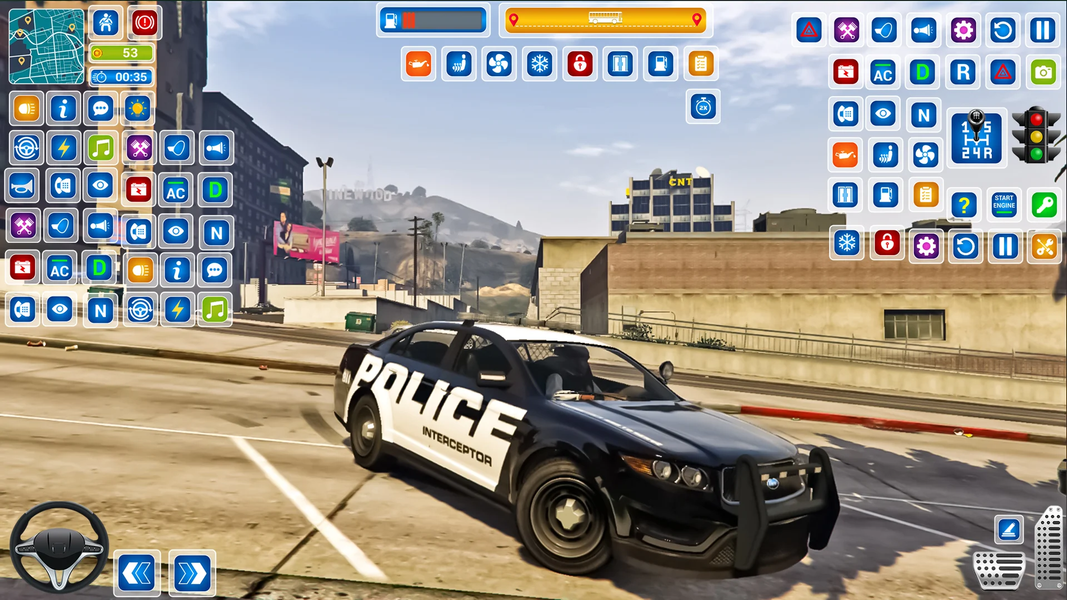 Police Car Game Car Parking 3D - Gameplay image of android game