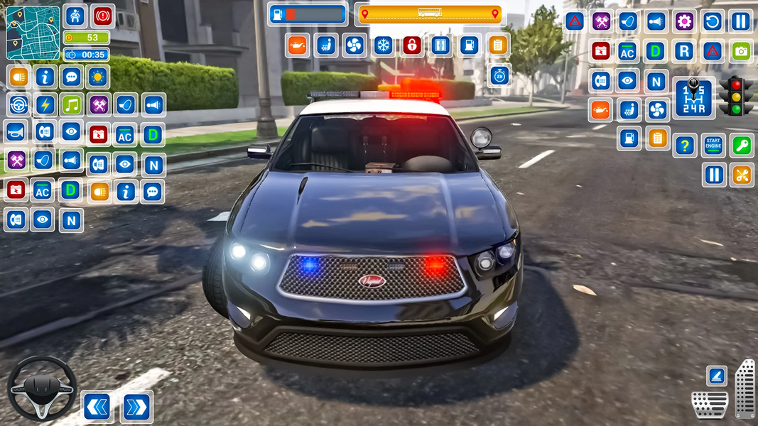 Police Car Game Car Parking 3D - Gameplay image of android game