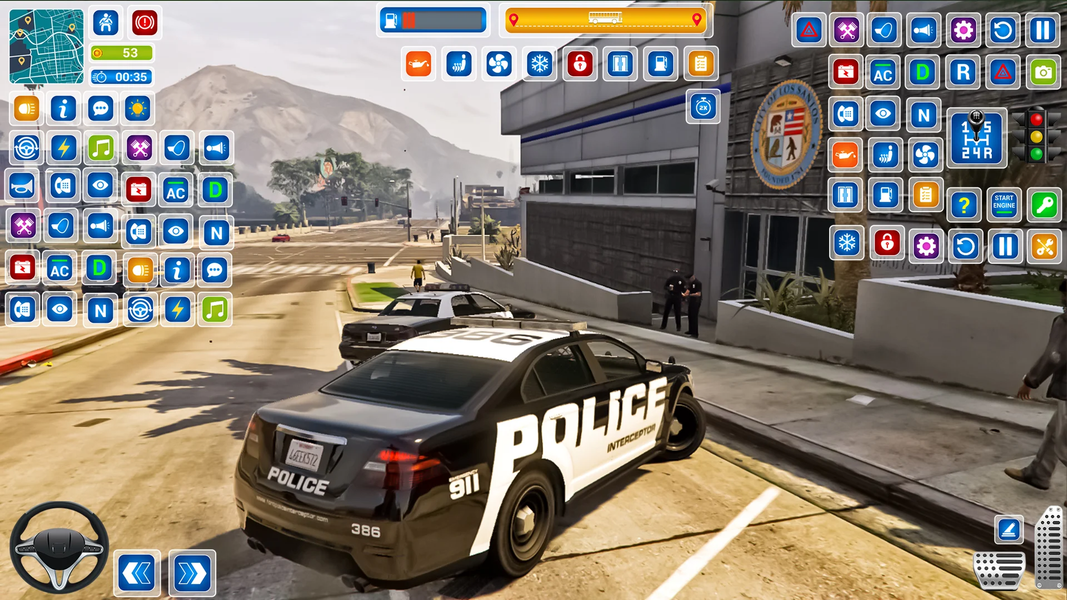 Police Car Game Car Parking 3D - Gameplay image of android game