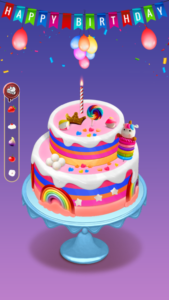 DIY Birthday Party Cake Maker - عکس برنامه موبایلی اندروید