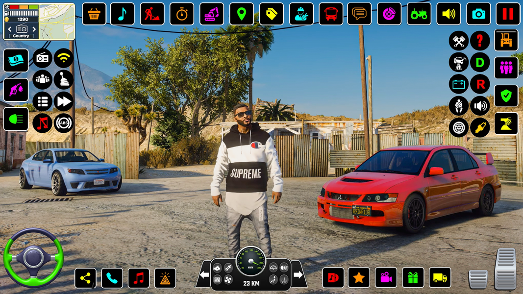Car Driving Game: School Car - عکس بازی موبایلی اندروید