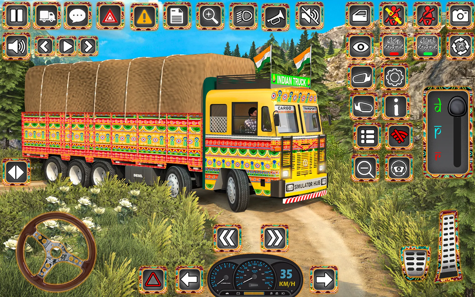 Indian Truck Simulator 3D - Gameplay image of android game