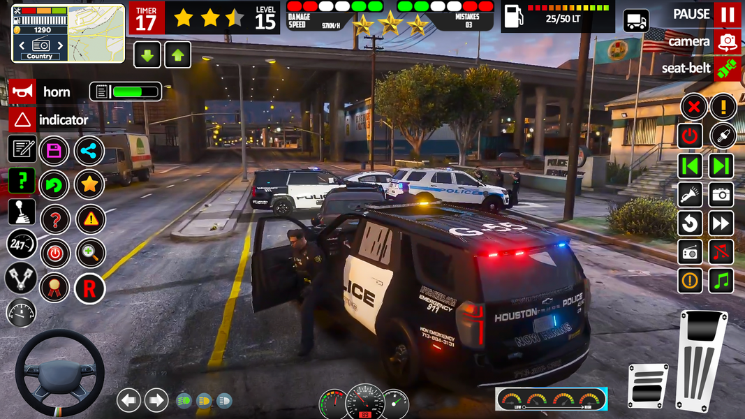 Police Chase Shooting Games - Gameplay image of android game