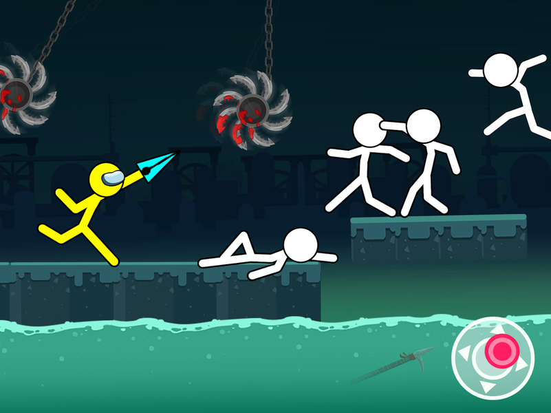 Stick-man Fighting Games - Gameplay image of android game